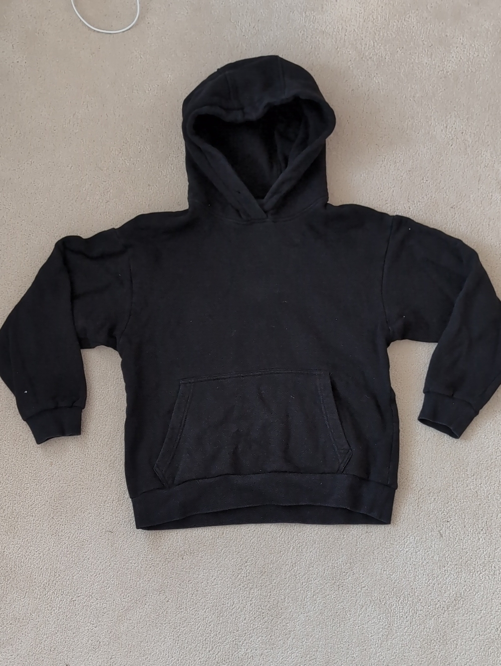Thick Black Hoodie